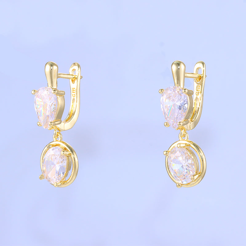 Brincos leveza e brilho unico DCG0908