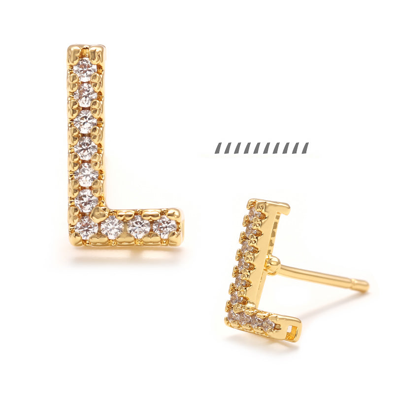 Brinco Letras Cravejadas XYPJ100457
