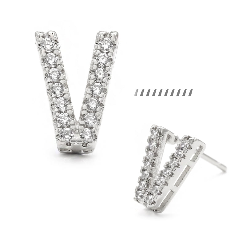 Brinco Letras Cravejadas XYPJ100457