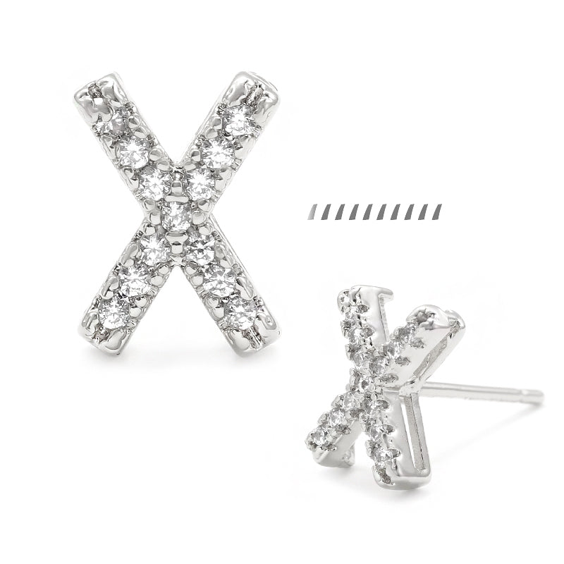 Brinco Letras Cravejadas XYPJ100457