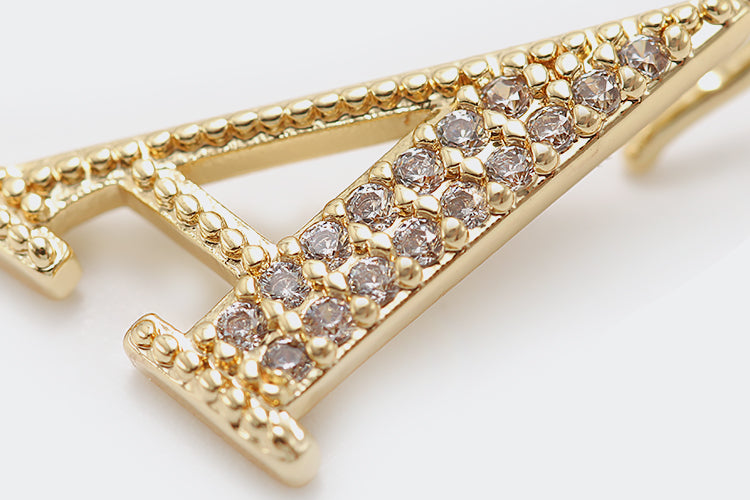 Pingente Letra Inicial Cravejada XYPJ100461