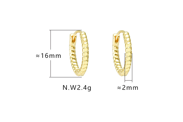 Brincos argolas lisas detalhes XYE103980