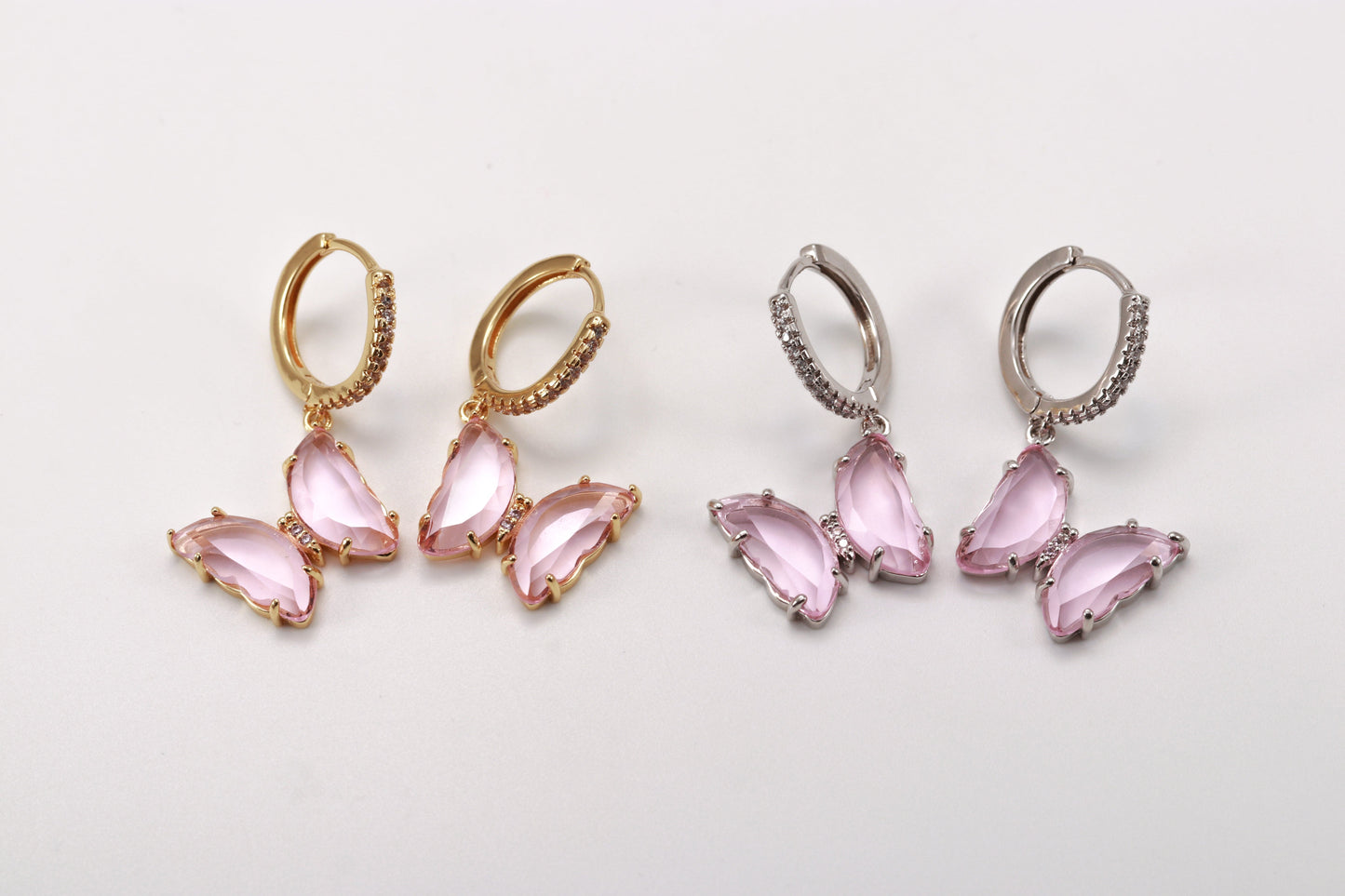 Borboletinha de Vidro Brinco-XYS100732