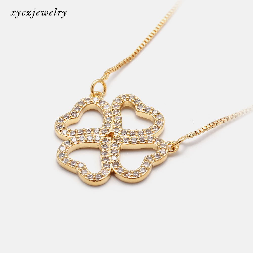 Colar trevo Vazado XYN100563