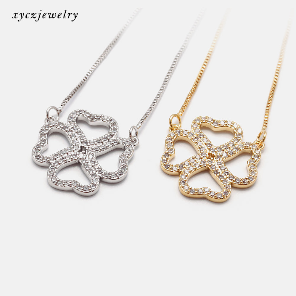 Colar trevo Vazado XYN100563