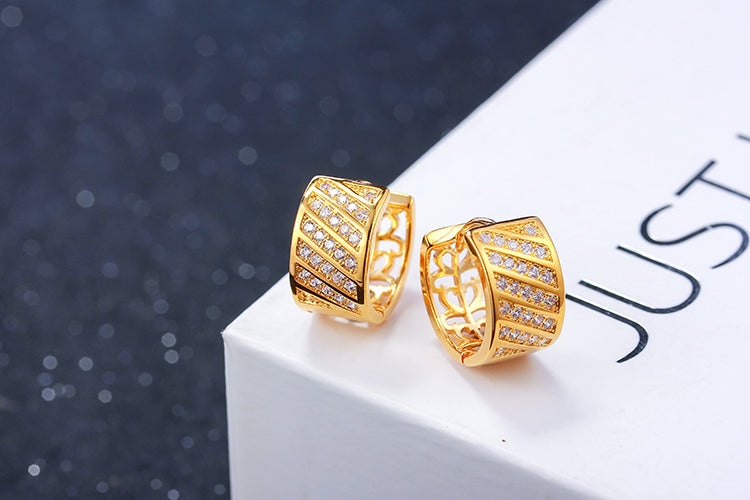 Brincos Argolas Luxo e Elegancia XYE101266