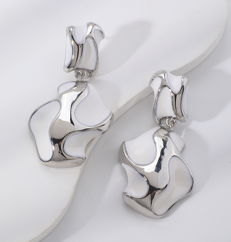 Brinco organico rodio EBG0033