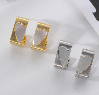 Brinco Placa de coração EBG0014