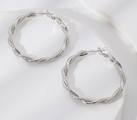 Argolas voltas Rodio EBG0024