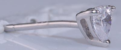 Brinco Ponto de Luz coração prata 925 ER-HT4