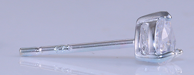 Brinco Ponto de Luz Coração Prata 925 ER-HT3