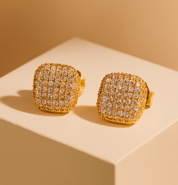 Brincos Cravejado Intenso XYS101813