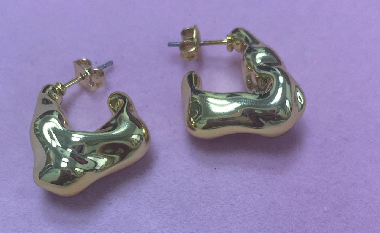 Brinco Argola Organica Luxo XYE105867