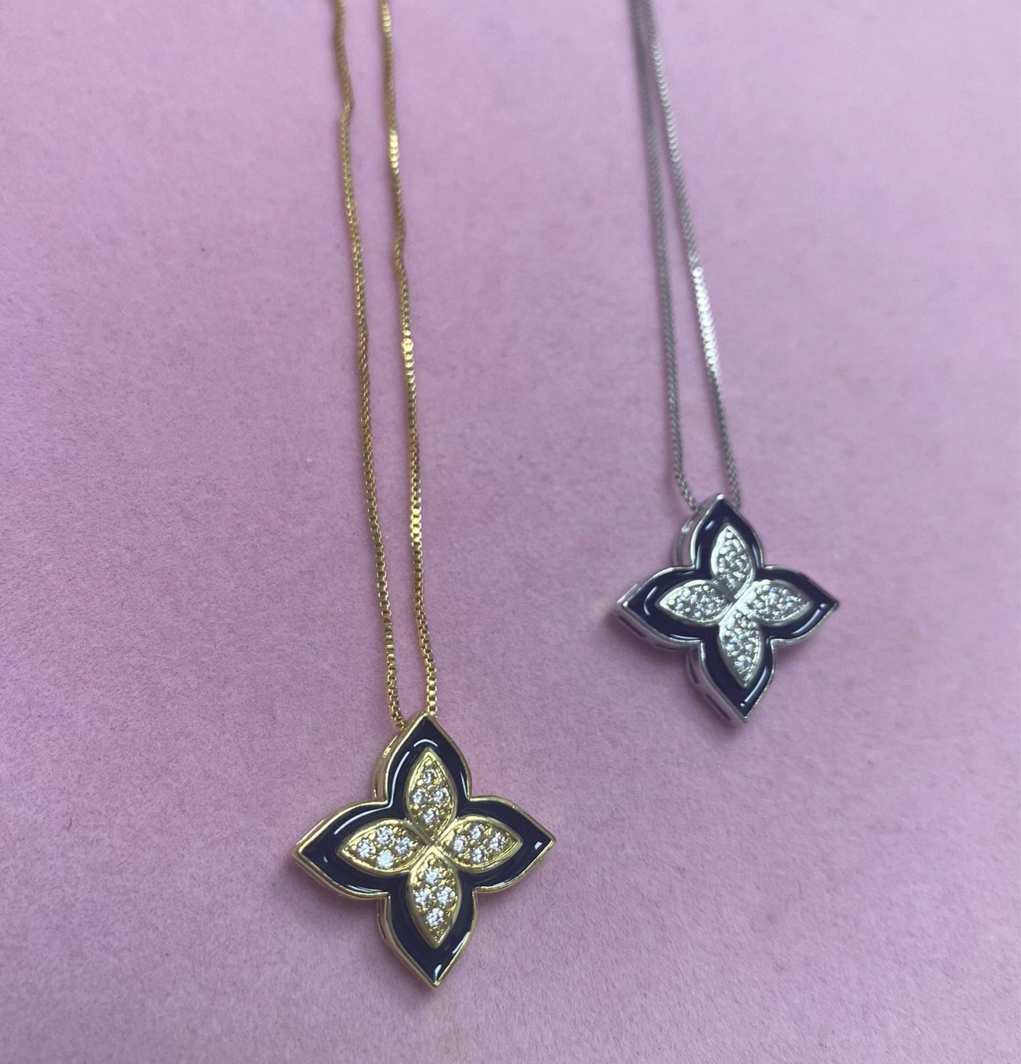 Colar Inspiracao pingente trevo XYS101535