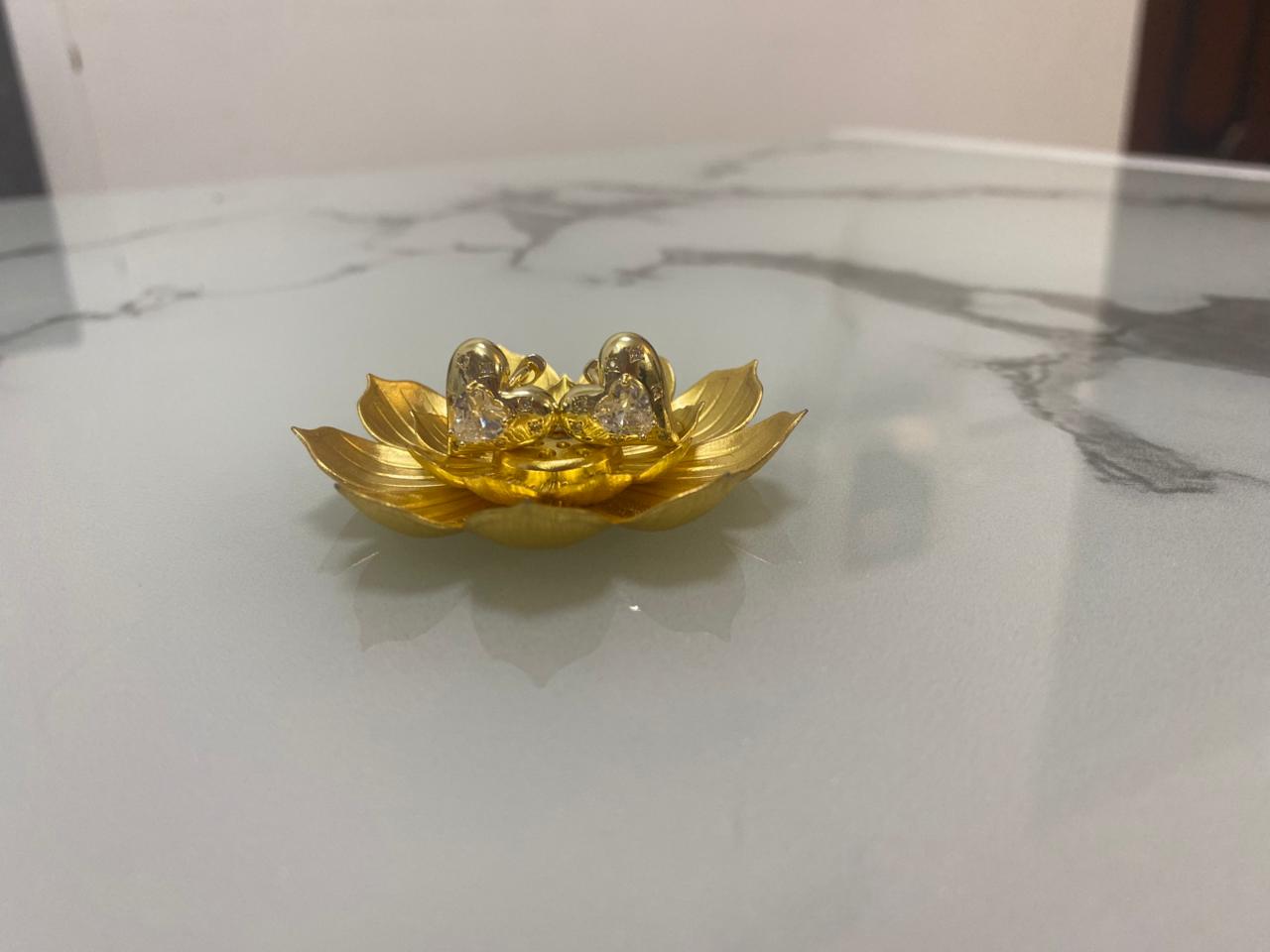 Brincos Coracoes Luxo DCG0526