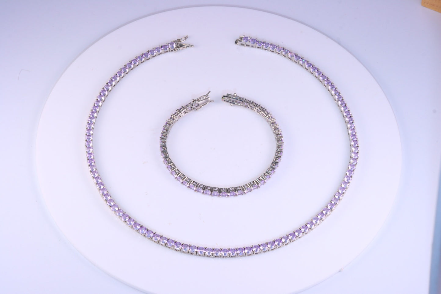 Colar Riviera 4mm Lavanda A0027