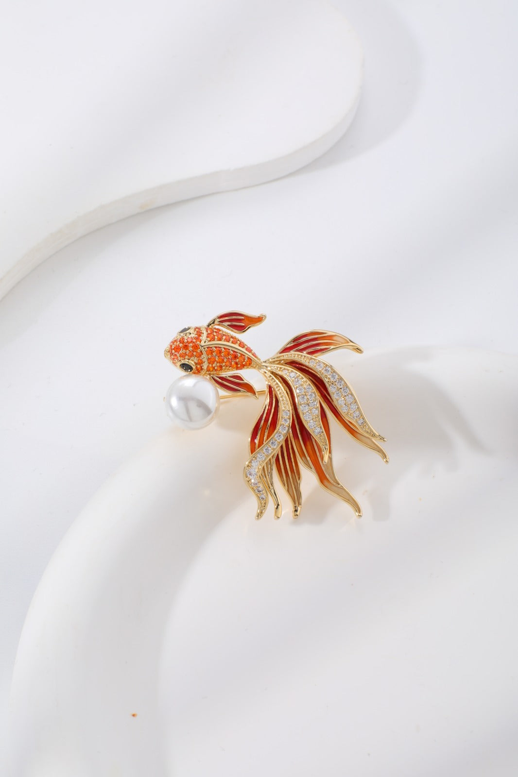 Broche Peixe Kinguio - Sorte e Prosperidade EBG0004
