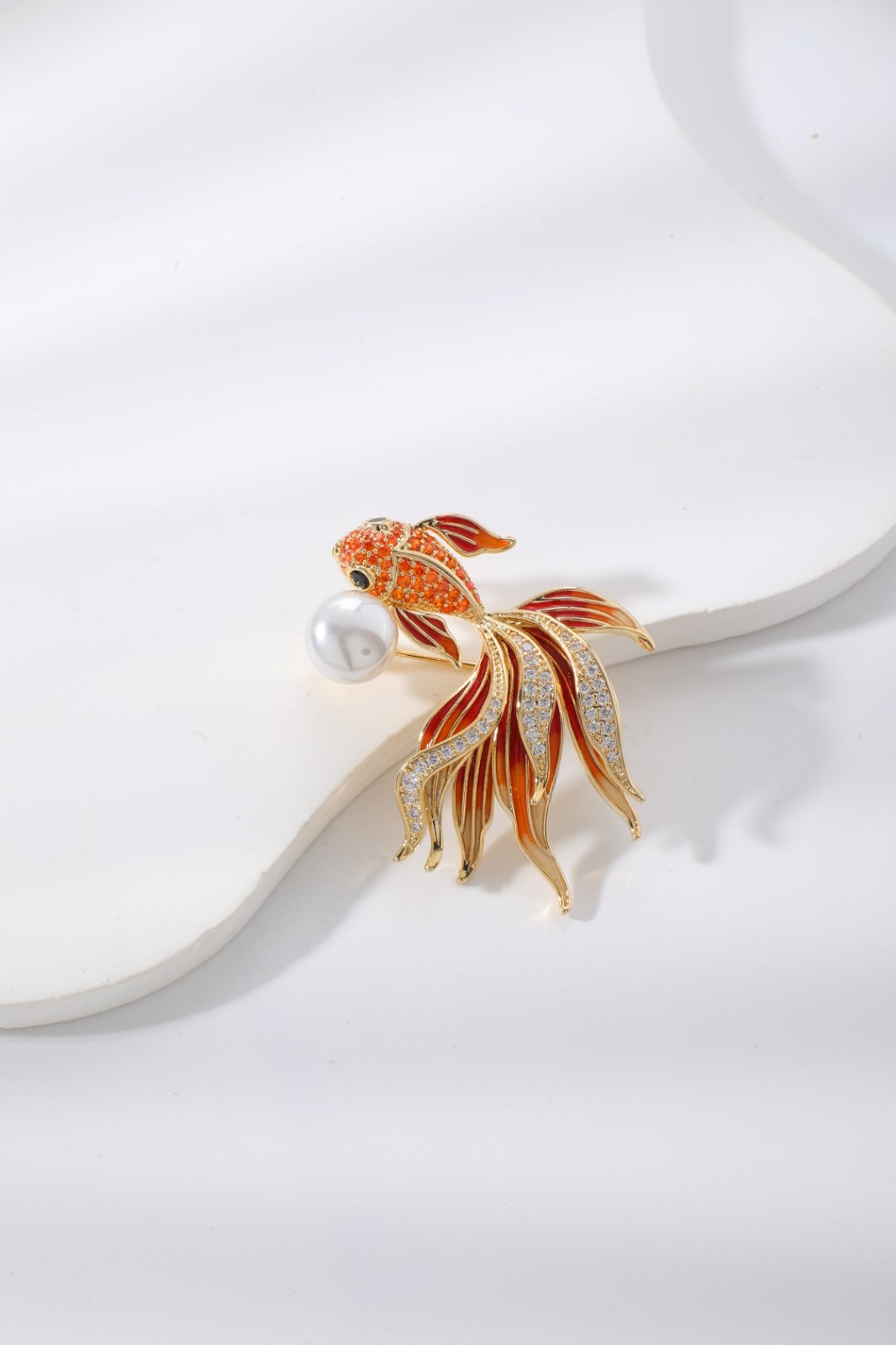 Broche Peixe Kinguio - Sorte e Prosperidade EBG0004