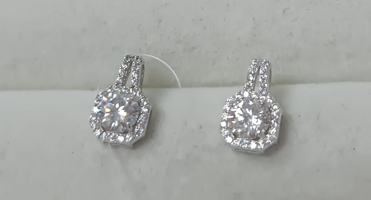 Brincos Em Prata 925 MS00157A8Zb