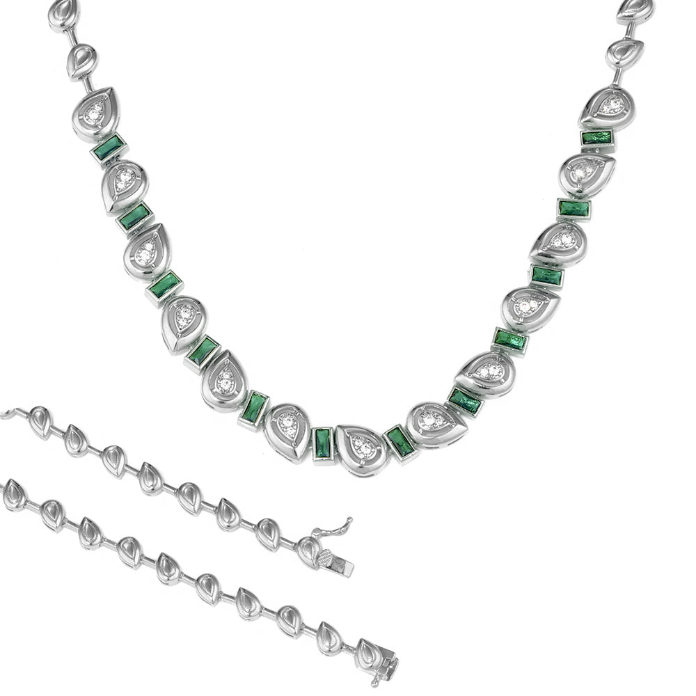 Colar Emerald Glow YE0026