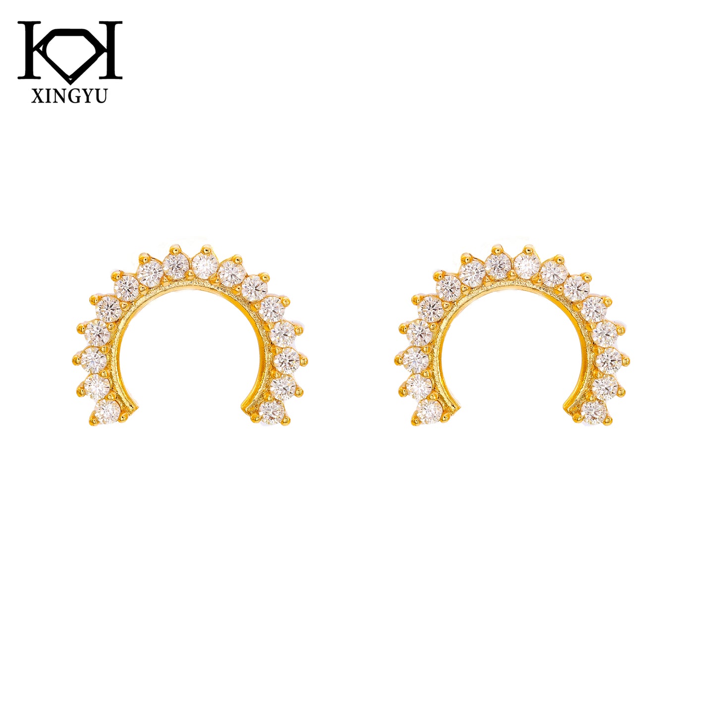 Brincos meia lua XYE104411