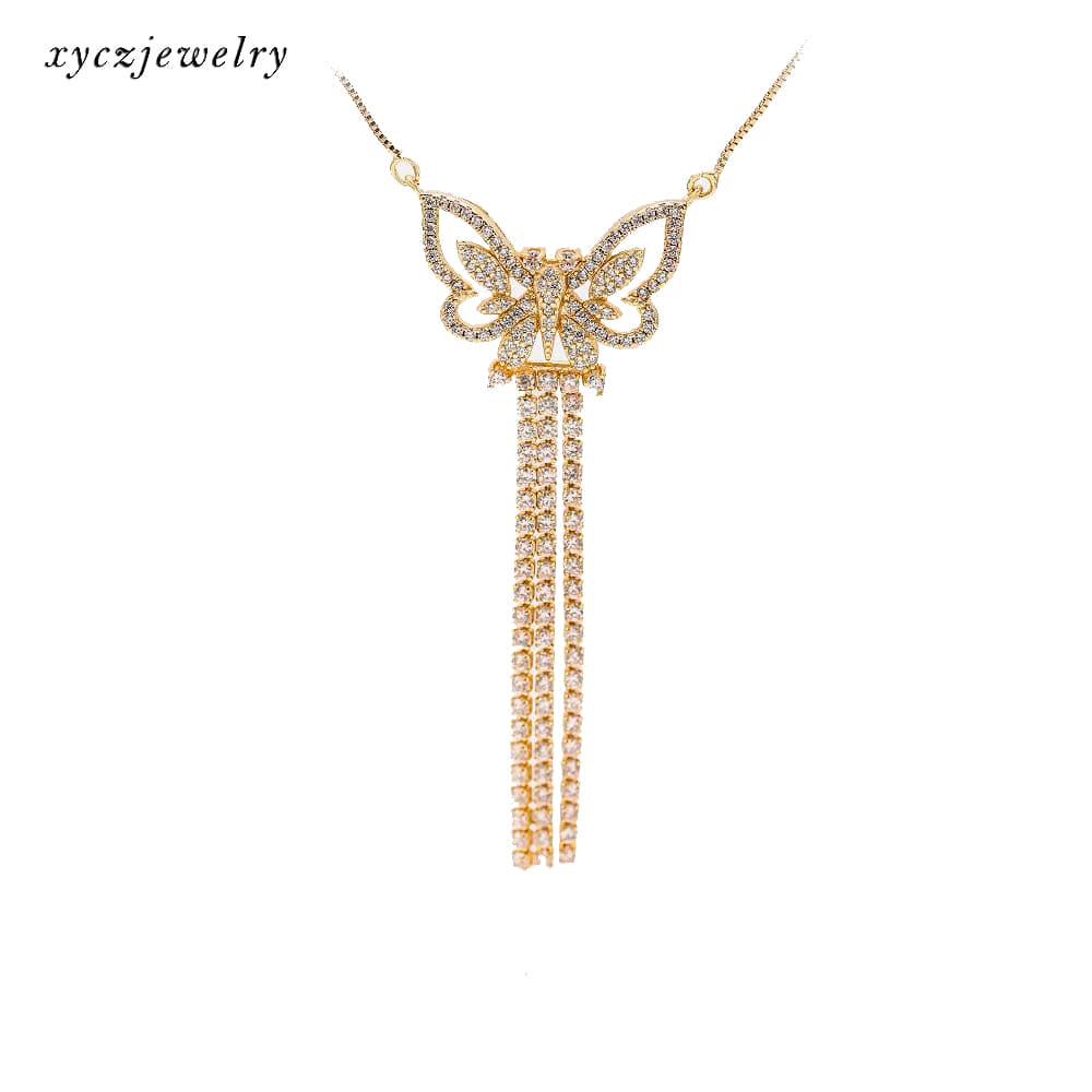 Colar pingente borboleta XYP101256
