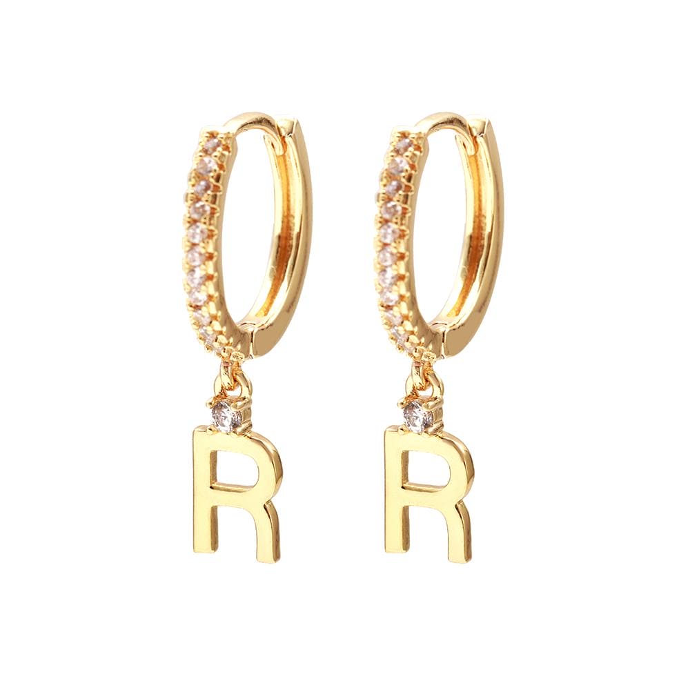 Brinco Argolinha Alfabeto Liso XYE103444