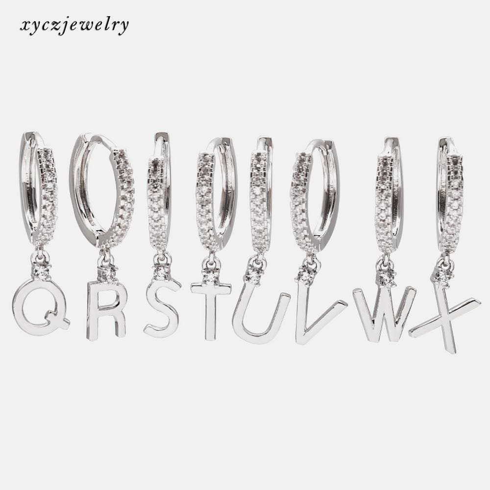 Brinco Argolinha Alfabeto Liso XYE103444