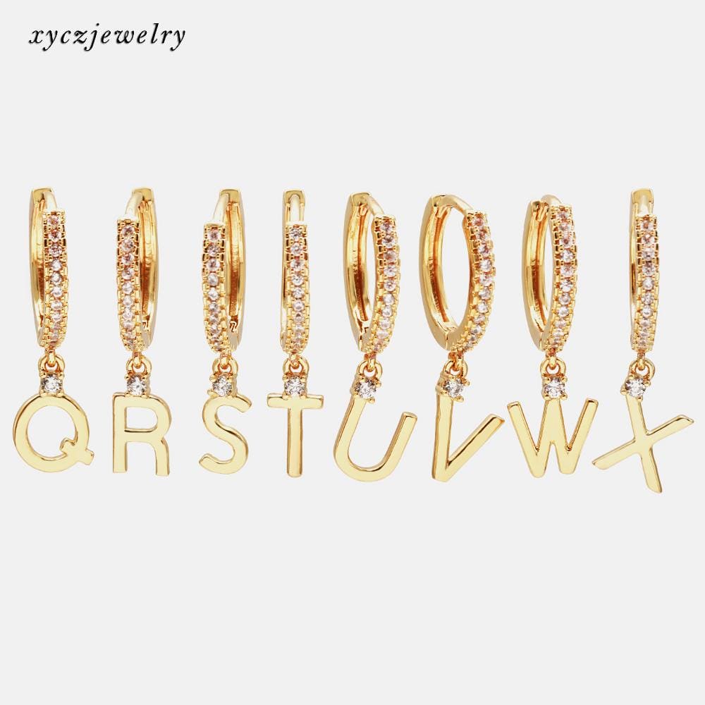 Brinco Argolinha Alfabeto Liso XYE103444