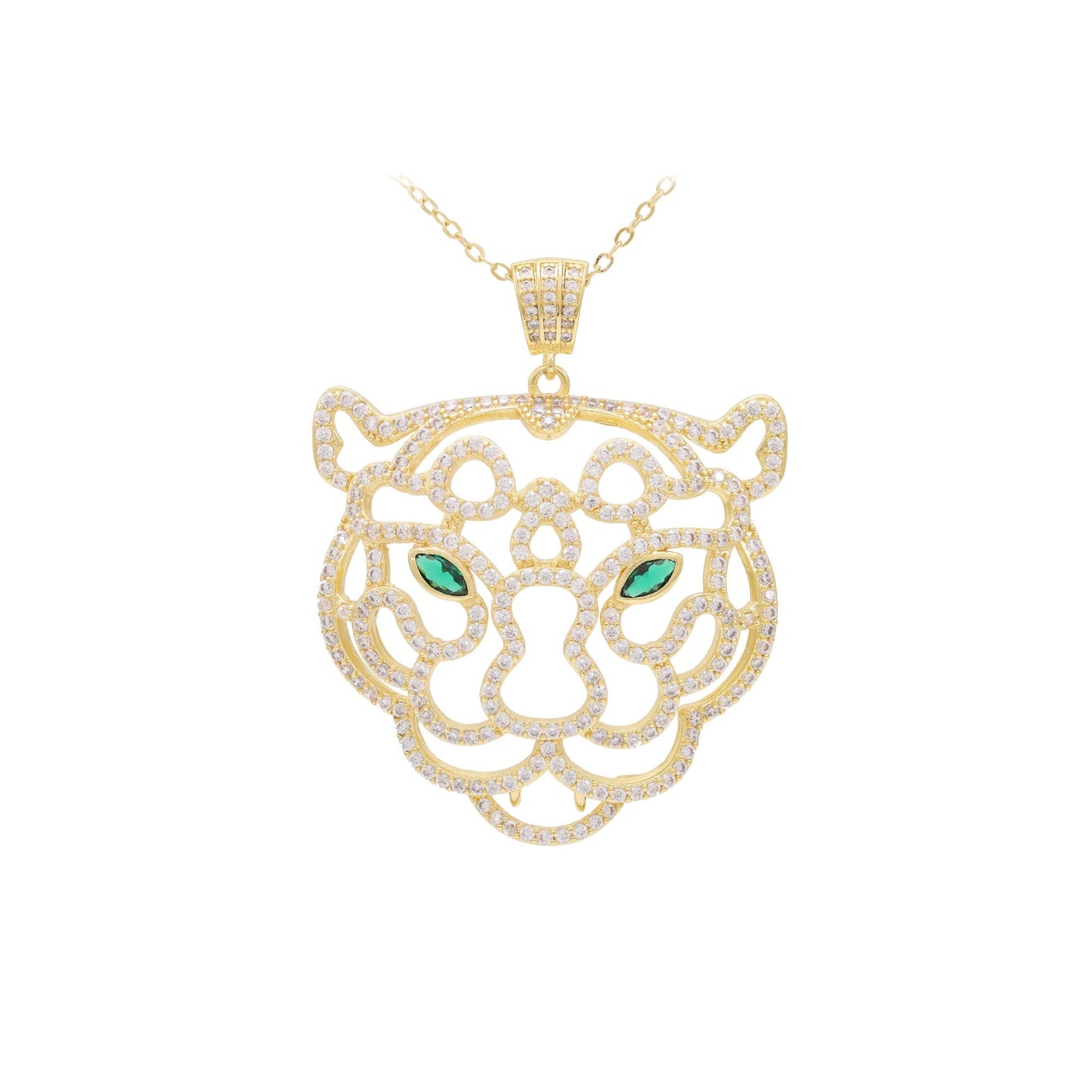 DESC-Colar Tigre 3 D XYN101132 necklace