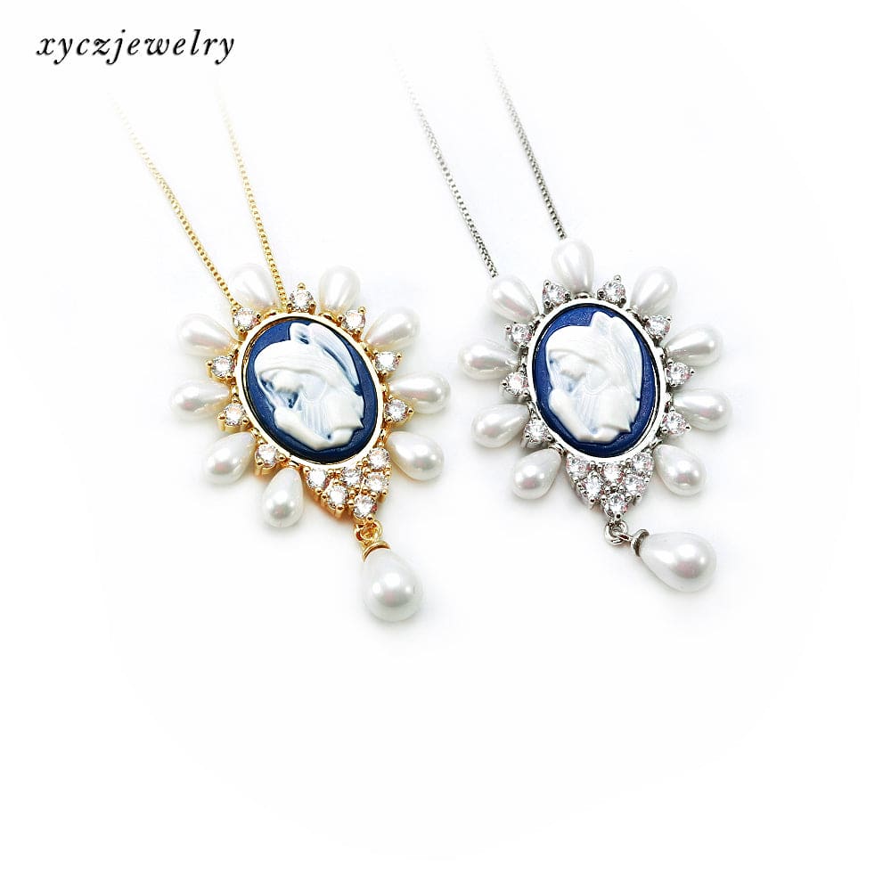 Colar espelho mágico XYN100365 吊坠+链条