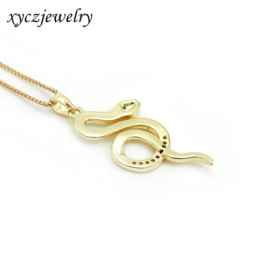 Colar com pingente de Serpente No Atacado - XYP101855