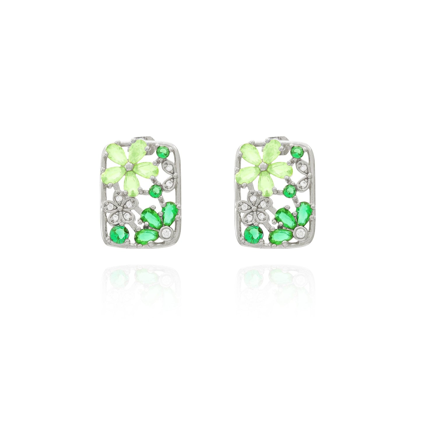 Brinco Flores Luxo XYS101151 earring