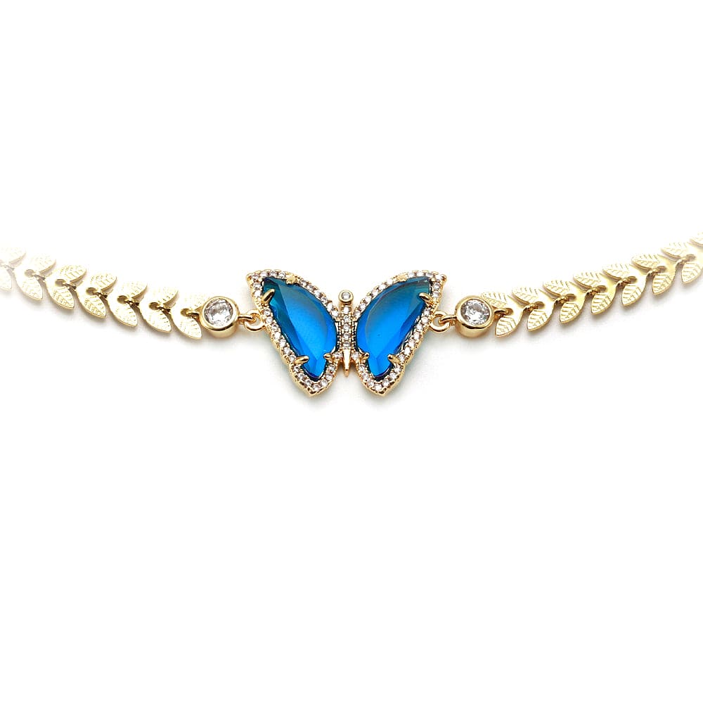 Colar Borboleta Espelhada XYS100967 butterfly necklace VENDIDO SEPARADAMENTE