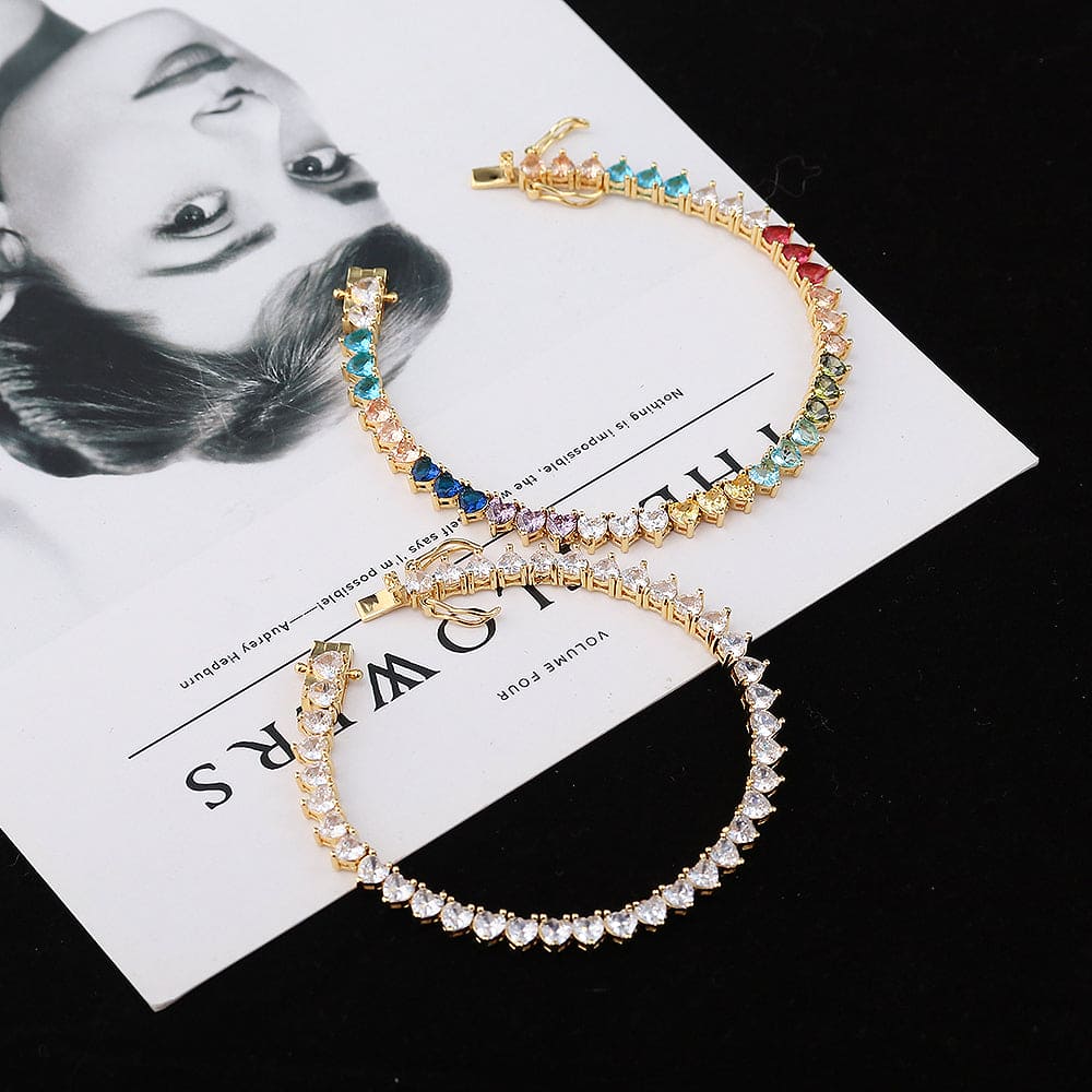 Pulseira Coração Riviera Bracelet XYH100876