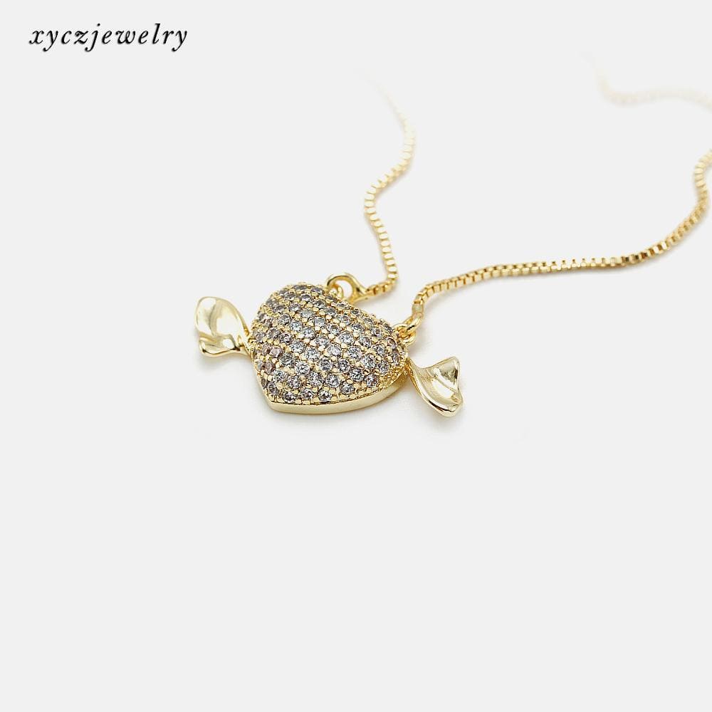 Colar Coração Alado XYS100948 VENDIDO SEPARADAMENTE