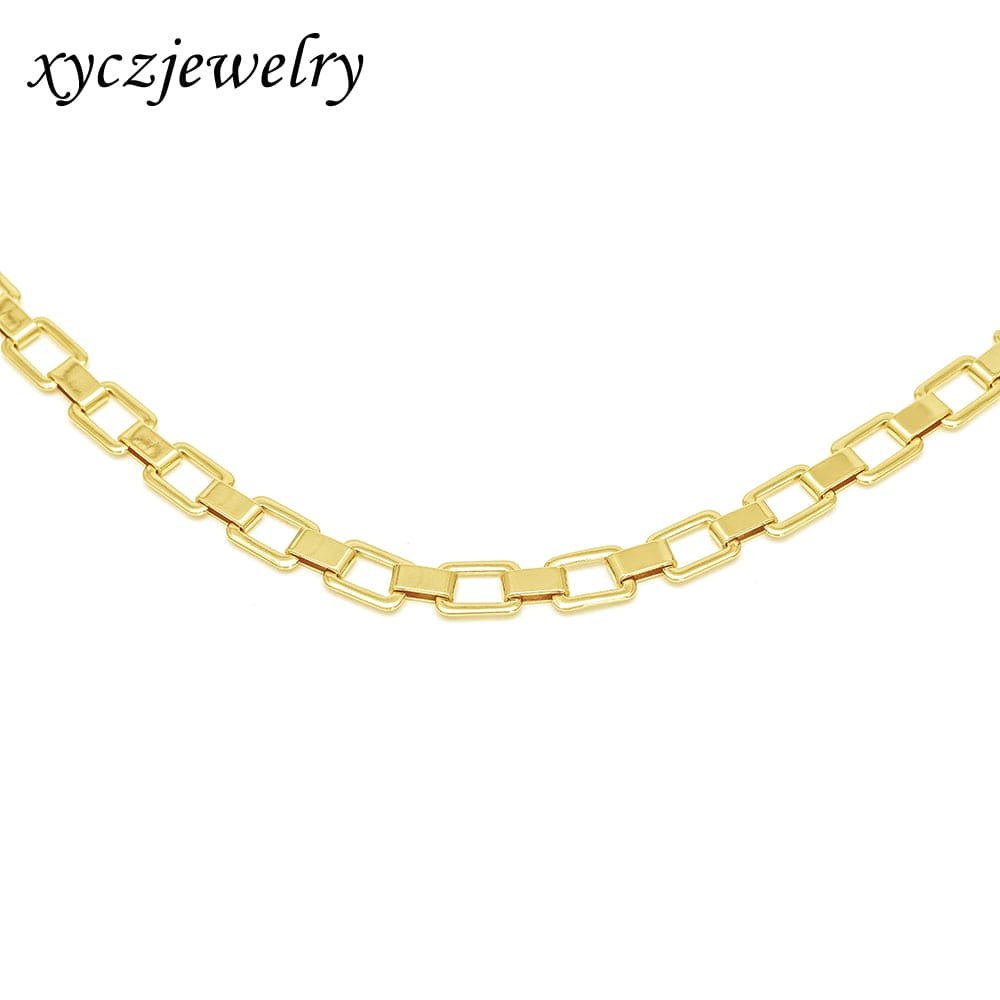 Colar Choker Elos Achatados XYS101110
