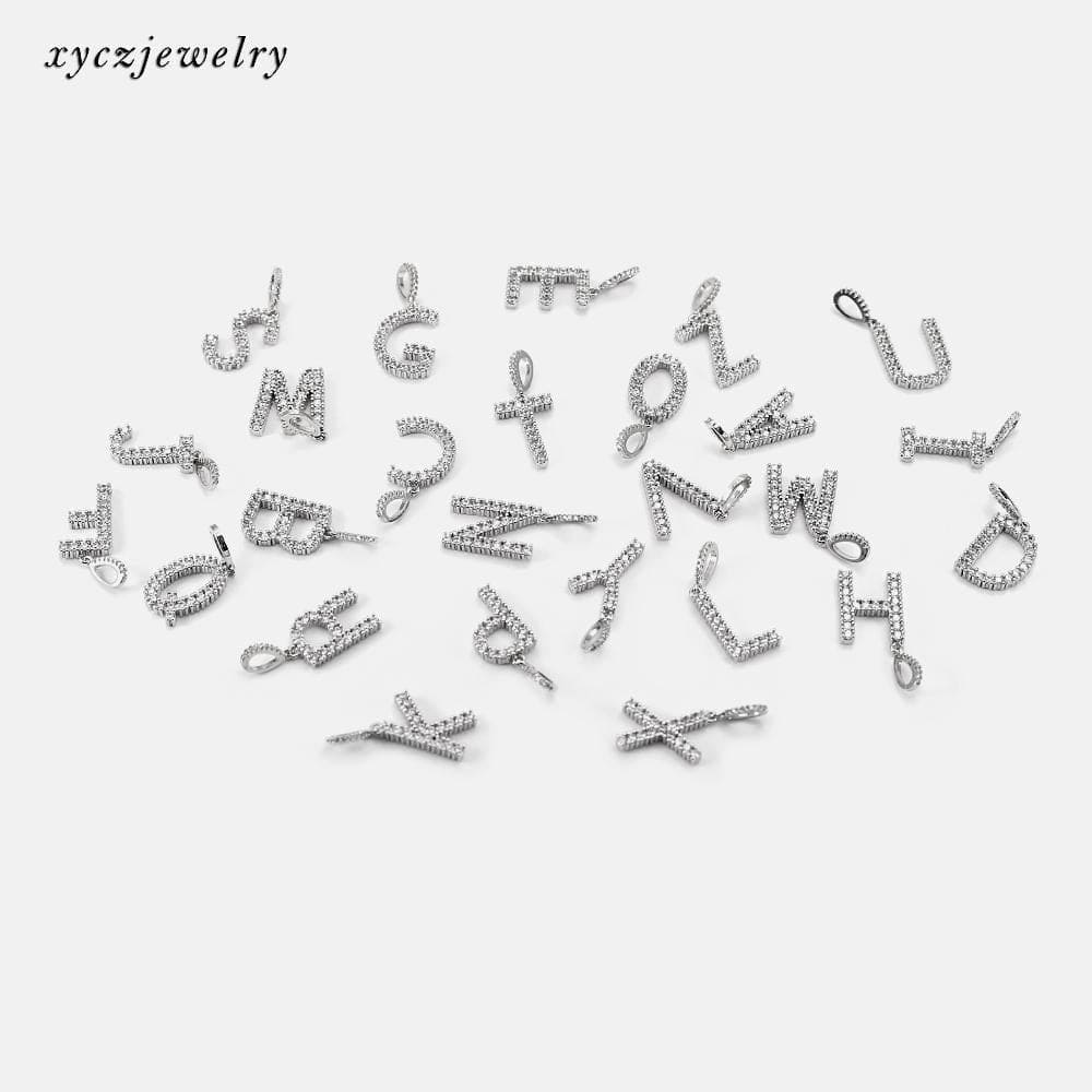 Pingente de letra inicial XYP101697 acessórios 配件