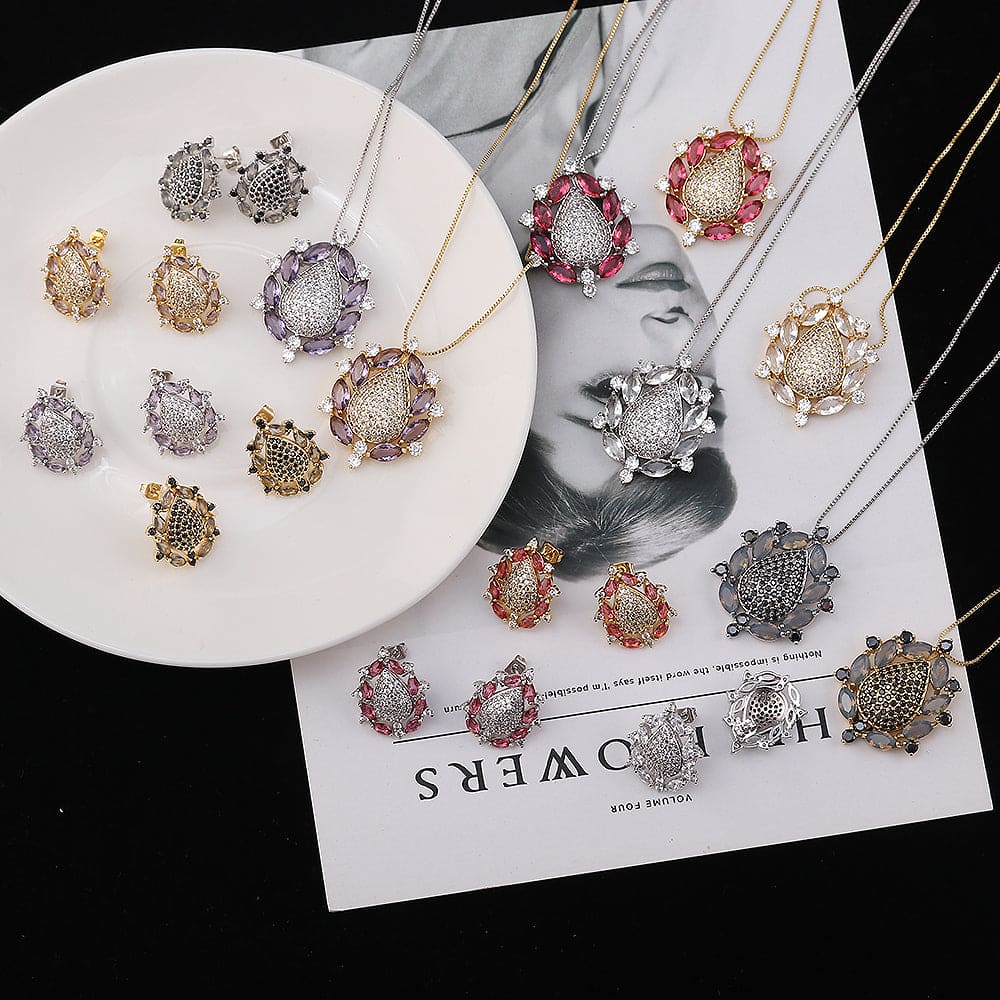 Colar Gota Luxo XYS100385