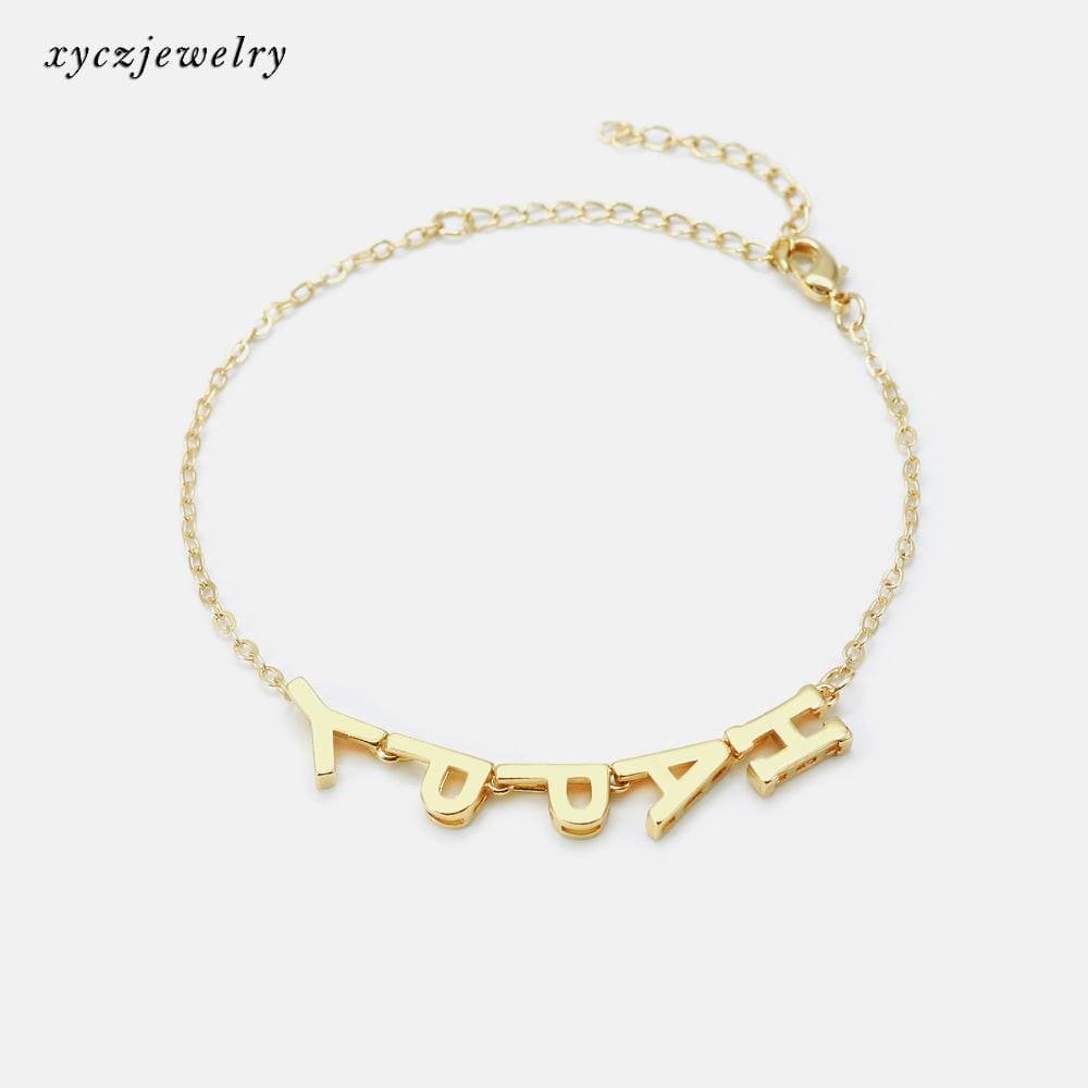 Brinco Iniciais A a Z liso XYEJ100464 VENDIDO SEPARADAMENTE