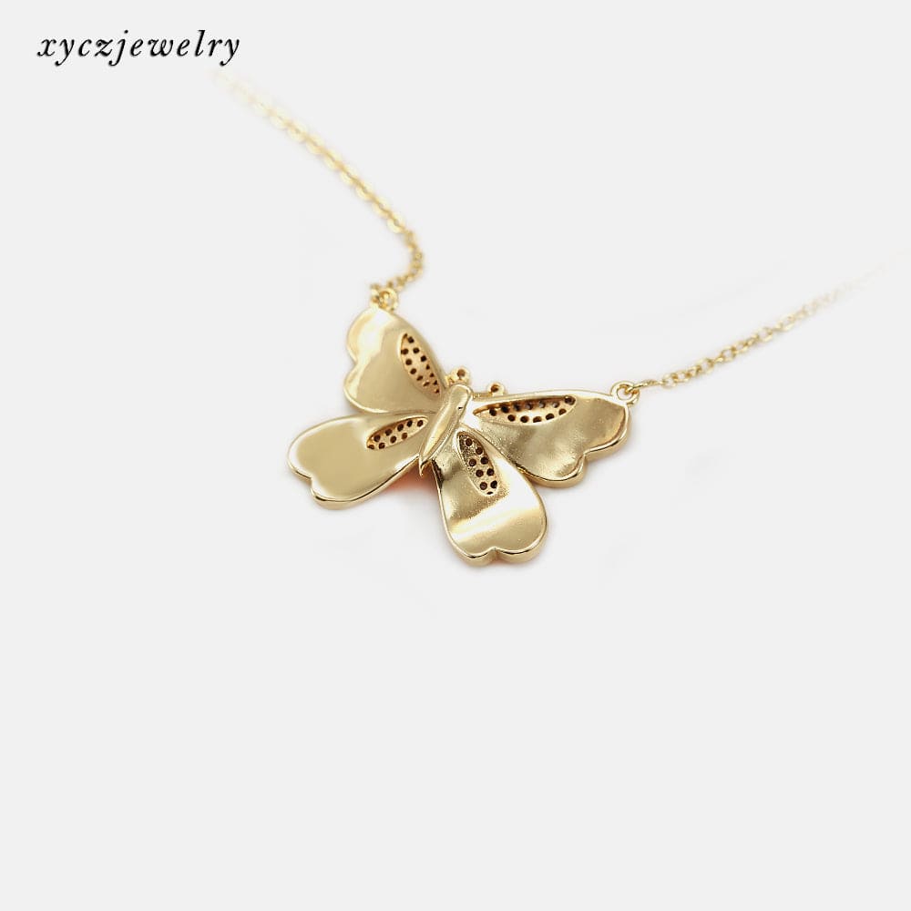 Colar Borboleta Vermelha XYS100963 VENDIDO SEPARADAMENTE