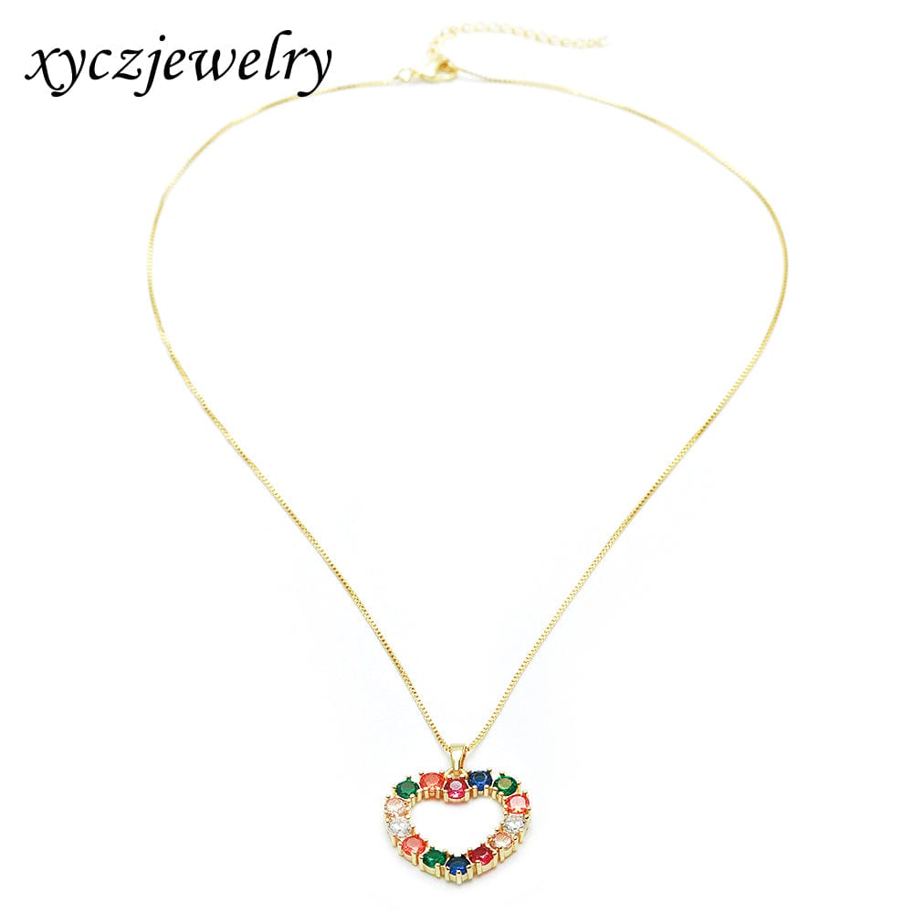 Colar Coração Guirlanda XYN100878