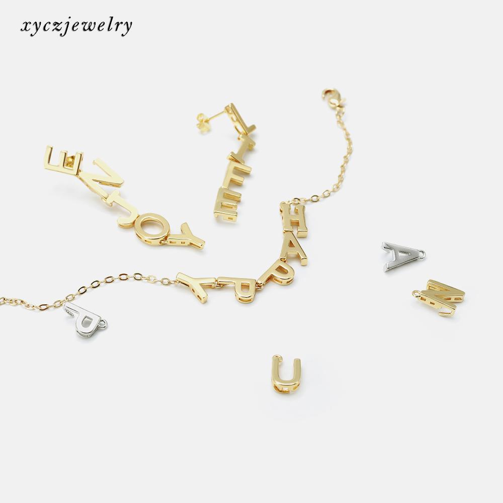 Brinco Iniciais A a Z liso XYEJ100464 VENDIDO SEPARADAMENTE