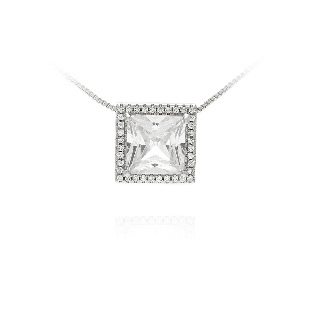 Colar Quadrado Delicado XYS100614