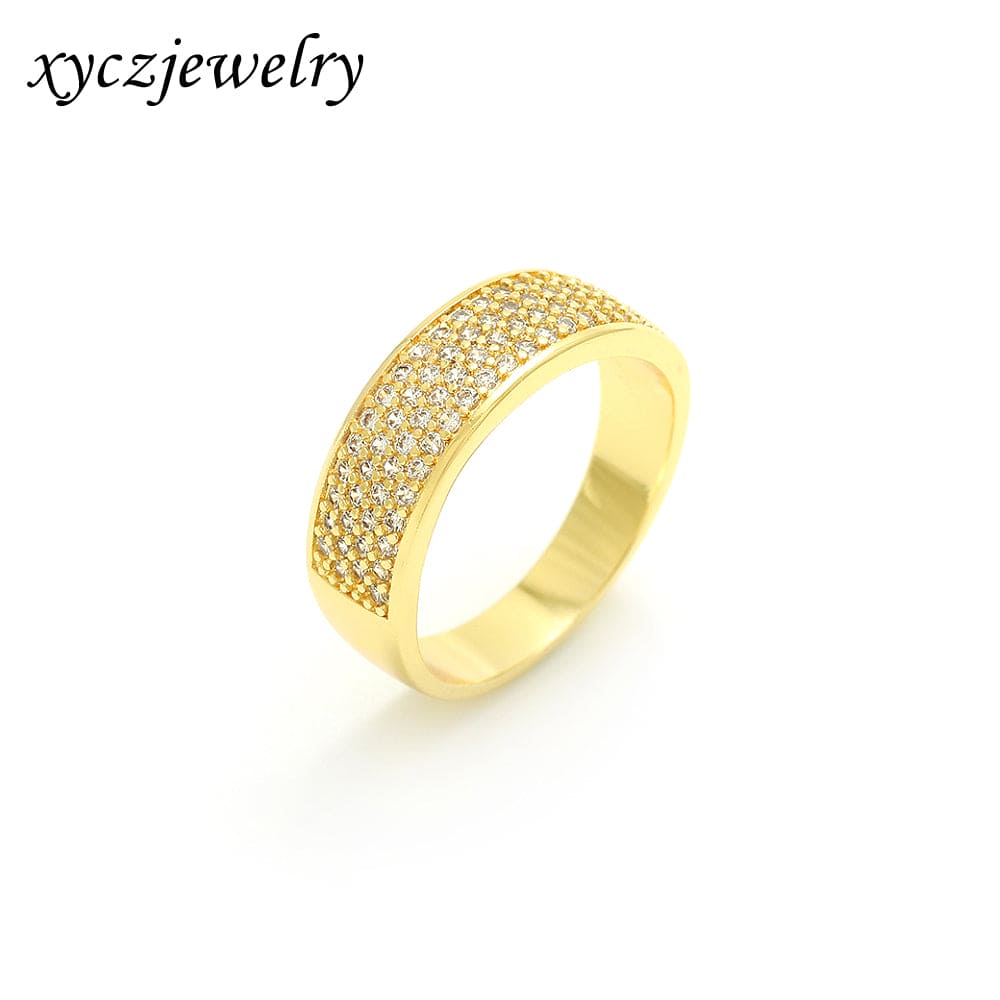 Anel Meia Aliança Luxo Larga XYS100497-2