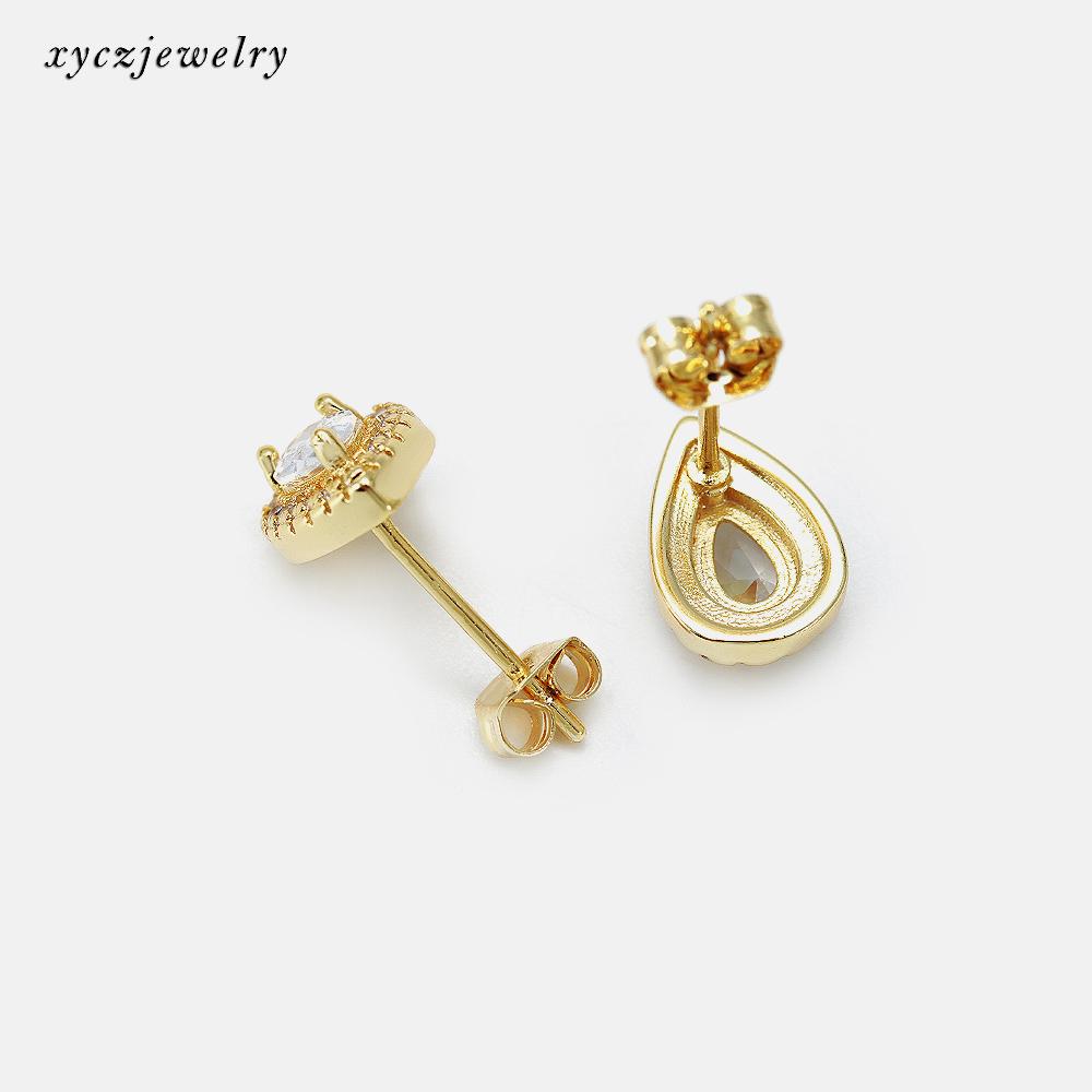 Brinco gota de cristal XYS100616