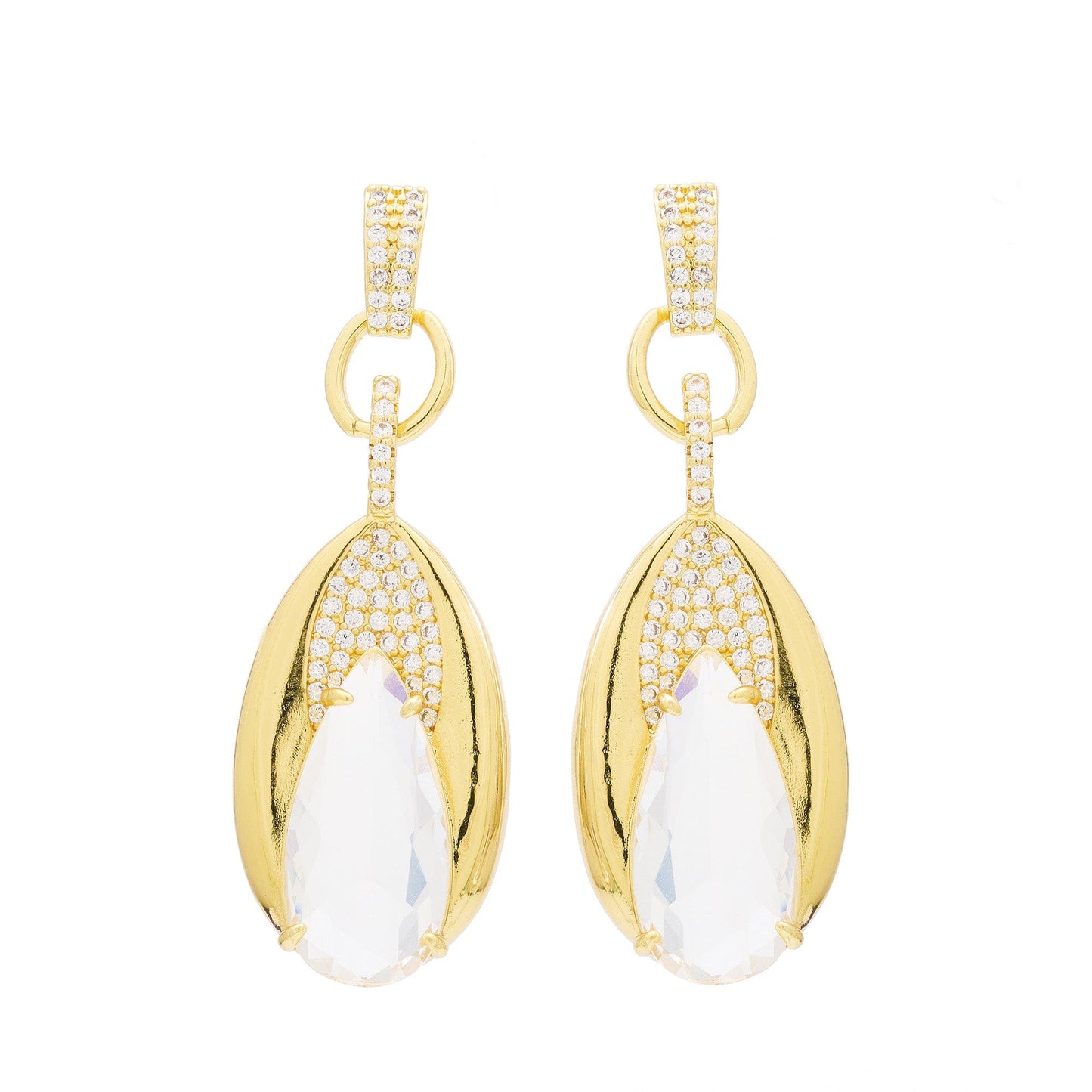 Brinco Gota Cristal XYE104614 earring