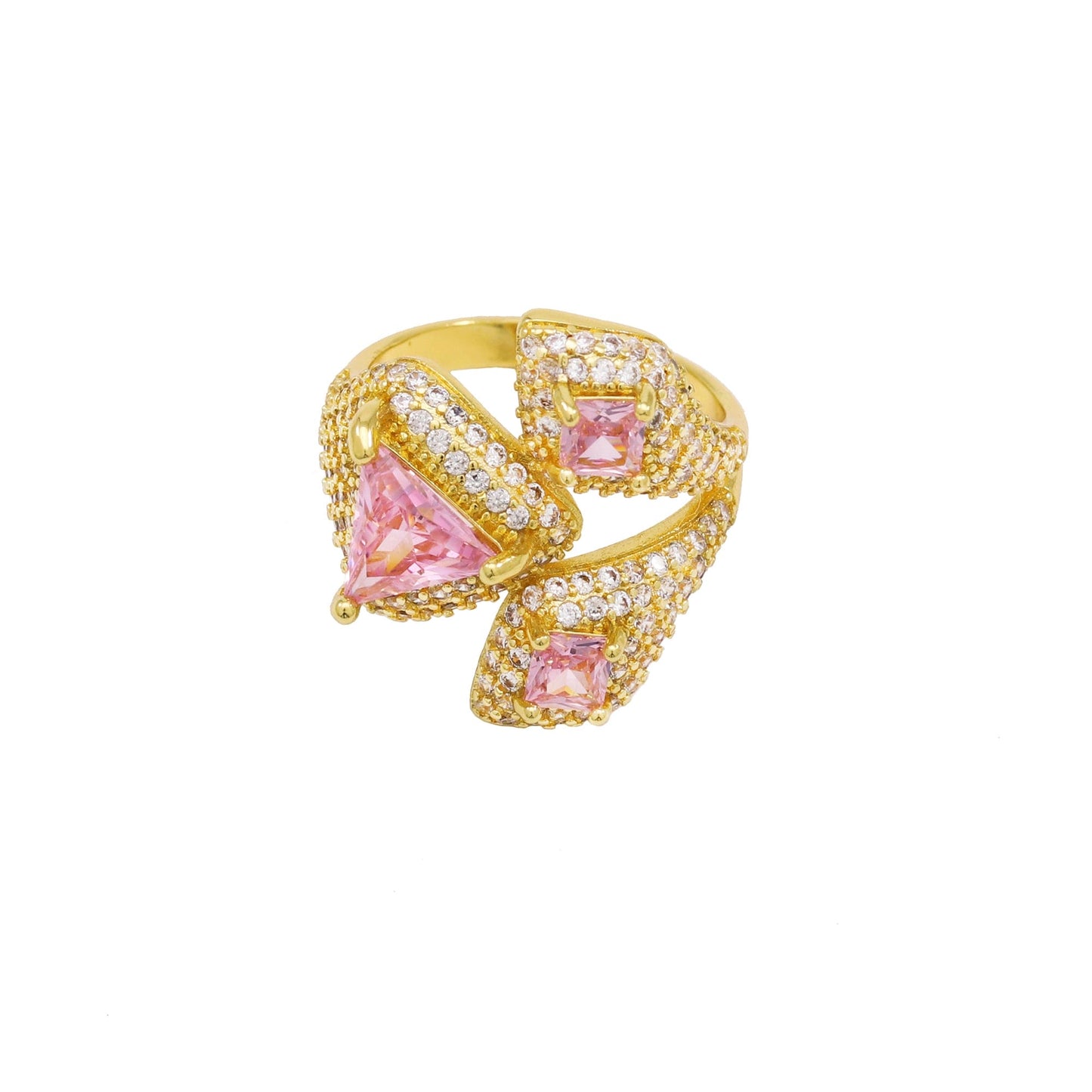 Anel 3 Pontas Moderno XYR103533 ring