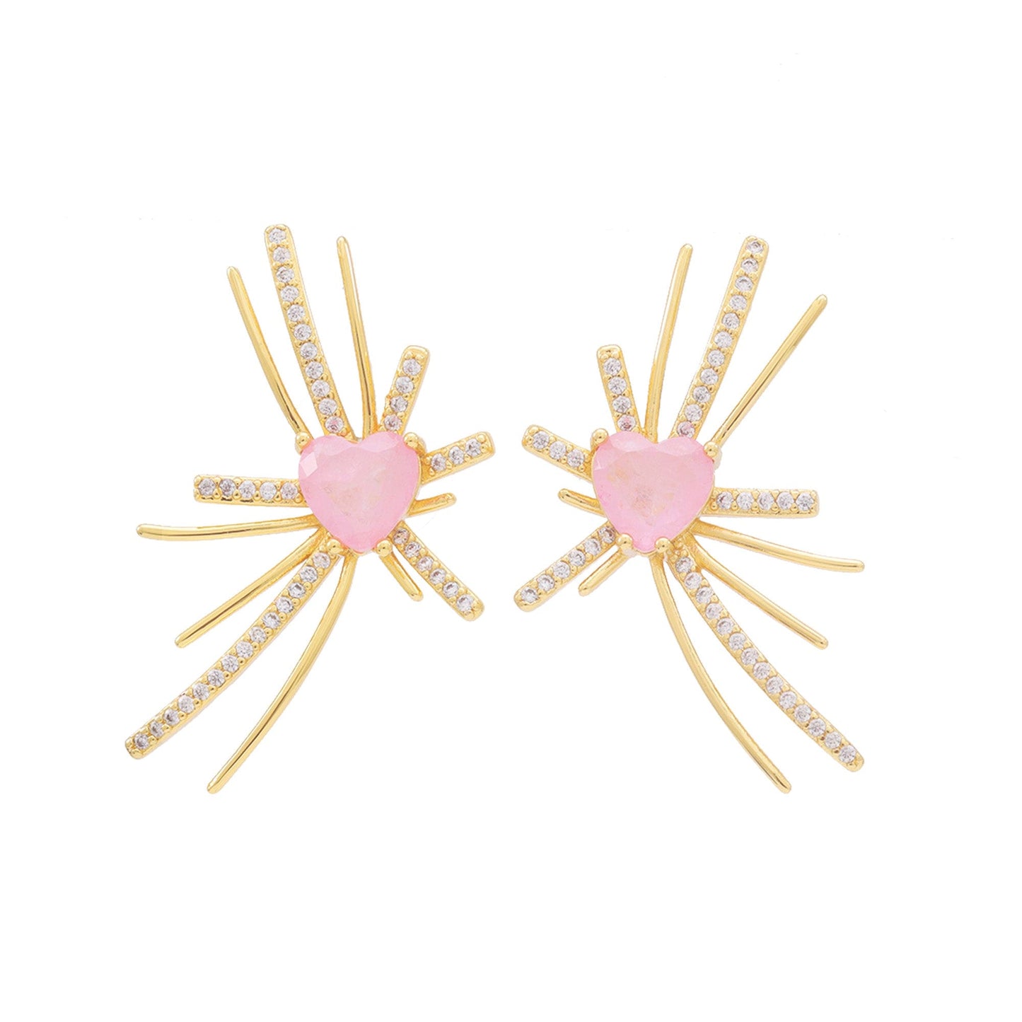 Brinco Coração Raio XYE104577 earring