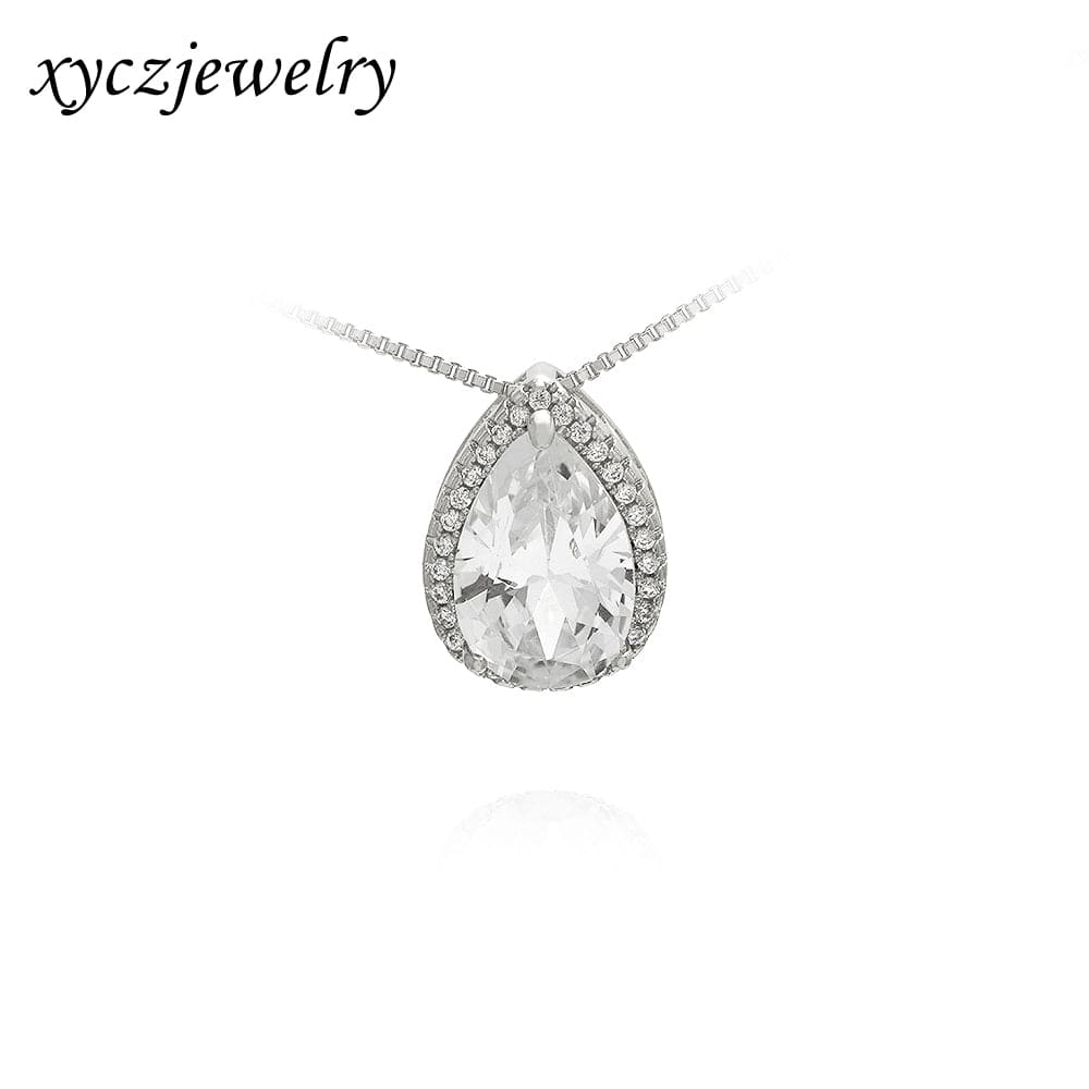 Colar Gota Cristal XYS100616